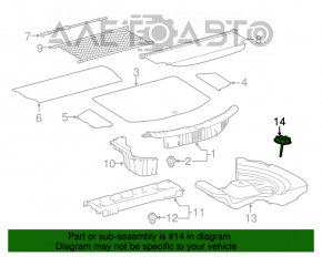 Suport roată de rezervă Toyota Rav4 13-18