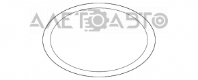 Emblemă logo TOYOTA ușă portbagaj Toyota Rav4 13-18 hibrid nou original OEM