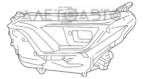 Фара передняя правая Toyota Rav4 16-18 голая рест hybrid новый OEM оригинал