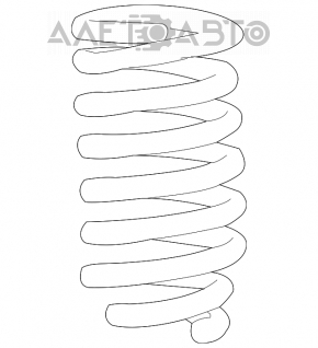 Arcul de suspensie frontal stânga Toyota Sequoia 08-16 AWD