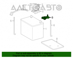 Клемма АКБ минусовая Toyota Sequoia 08-16 новый OEM оригинал