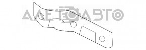 Suportul de bara fata stanga interior Infiniti JX35 QX60 13-