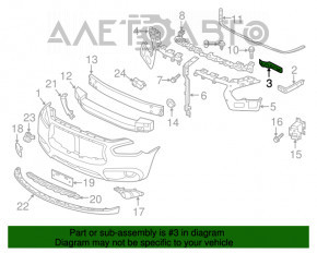 Suportul de bara fata stanga interior Infiniti JX35 QX60 13-