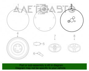 Set de jante R18 x 7J 5*114,3 4 bucăți Toyota Avalon 13-18 tip 1 3.5