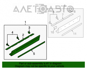 Capac usa fata dreapta Mazda CX-9 16- crom