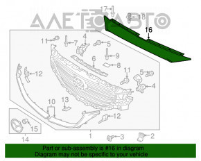 Grila radiatorului superioara Mazda CX-9 16-