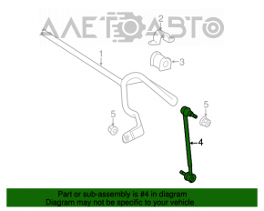 Bară stabilizatoare față stânga Toyota Camry v55 15-17 SUA