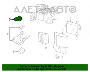 Front Lane Departure Camera Toyota Camry v55 15-17 usa