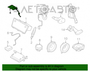 Sistem de navigație GPS - antenă Subaru Legacy 15-19 2.5