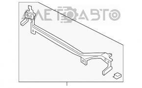 Suport TV superior Lincoln MKZ 17-20 metalic