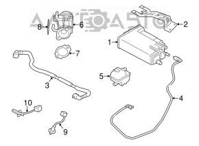 Клапан ЕГР Subaru Forester 14-18 SJ 2.5, 2.0