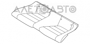 Задний ряд сидений 2 ряд Ford Mustang mk6 15- кабрио, тряпка