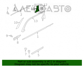 Capac usa laterala dreapta spate Infiniti QX50 19- spate