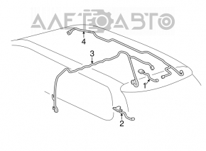 Антенна на крыше Satellite Toyota Sienna 11-17 отсутствует фишка