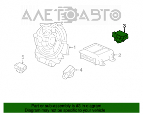 Senzor airbag dreapta față Honda Accord 13-17