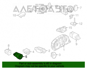 Controlul luminii pentru VW CC 08-17 sub PTF