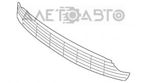 Grila inferioară a bara față centrală VW CC 13-17, pentru senzori de parcare, nouă, originală OEM