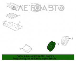 Difuzor ușă față stânga VW Passat b8 16-19 USA Fender