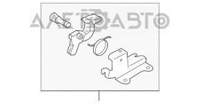 Manerul de deschidere a capacului rezervorului de combustibil interior pentru Subaru Forester 14-18 SJ zgârieturi