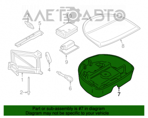 Spumă de polistiren sub instrumentul Ford Edge 15-