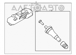 Датчик давления колеса Ford Edge 15- 433mhz