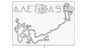 Bara spate Mazda 6 13-17 SUA keyless, fără BSM