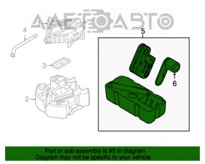 Компрессор подкачки колес Ford Fusion mk5 16-20 топляк