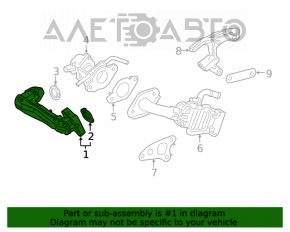 Supapa EGR pentru Toyota Camry V70 18-