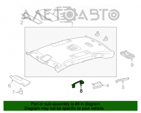 Ручка потолка передняя правая Toyota Camry v50 12-14 usa беж