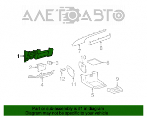 Husa genunchi sofer Toyota Sienna 11-20 maro