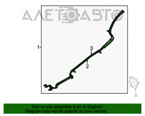 Tubul de aer condiționat al celei de-a treia rânduri pentru Kia Sorento 14-15, 2.4, 3.3.