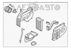 Печка в сборе задняя Kia Sorento 10-15