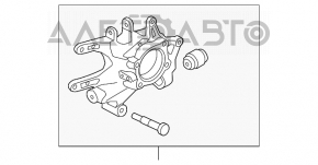 Capacul spate dreapta Kia Sorento 13-15 AWD