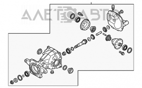 Diferenţial spate Kia Sorento 10-15 2.4, 3.3 nou original OEM