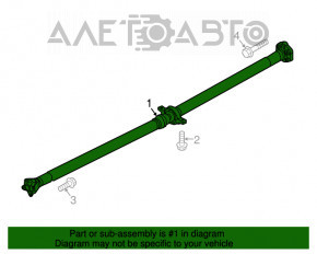 Arborele cardanic pentru Kia Sorento 16-20