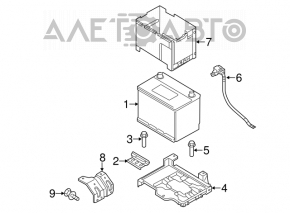 Palet pentru baterie Kia Sorento 10-15