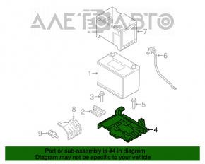 Palet pentru baterie Kia Sorento 10-15