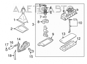 Schimbătorul de viteze manuală pentru VW Passat b7 12-15 SUA