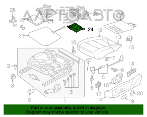 Компьютер оккупант сиденья VW Passat b7 12-15 USA