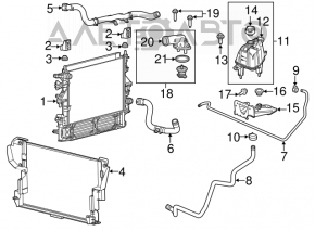 Carcasa termostat Chrysler 200 15-17 3.6 noua originala OEM