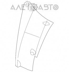 Bara spate dreapta pentru Hyundai Sonata 11-15 din plastic.