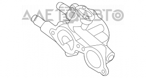 Corpul termostatului Mitsubishi Outlander 14-21 2.4