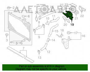 Corpul termostatului Mitsubishi Outlander 14-21 2.4