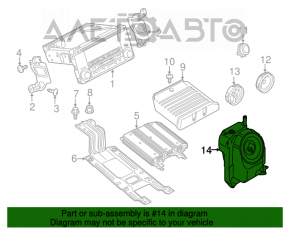 Subwoofer-ul Mitsubishi Outlander 14-21 Rockford Fosgate