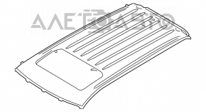 Acoperiș metalic pentru Mitsubishi Outlander 14-21 cu trapă