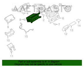 Магнитофон радио Ford Fusion mk5 13-20 SYNC 3