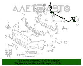 Montajul bara fata Ford Fusion mk5 17-20 cu PTF fara senzori de parcare, fara jaluzele