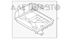 Palet pentru baterie Ford Fusion mk5 13-20 hibrid plug-in.