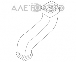 Conducta de aerisire a radiatorului de răcire, dreapta sus, Ford Fusion mk5 13-20 hibrid