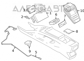 Modulul de control al interfeței Sync pentru Ford Flex 11-16